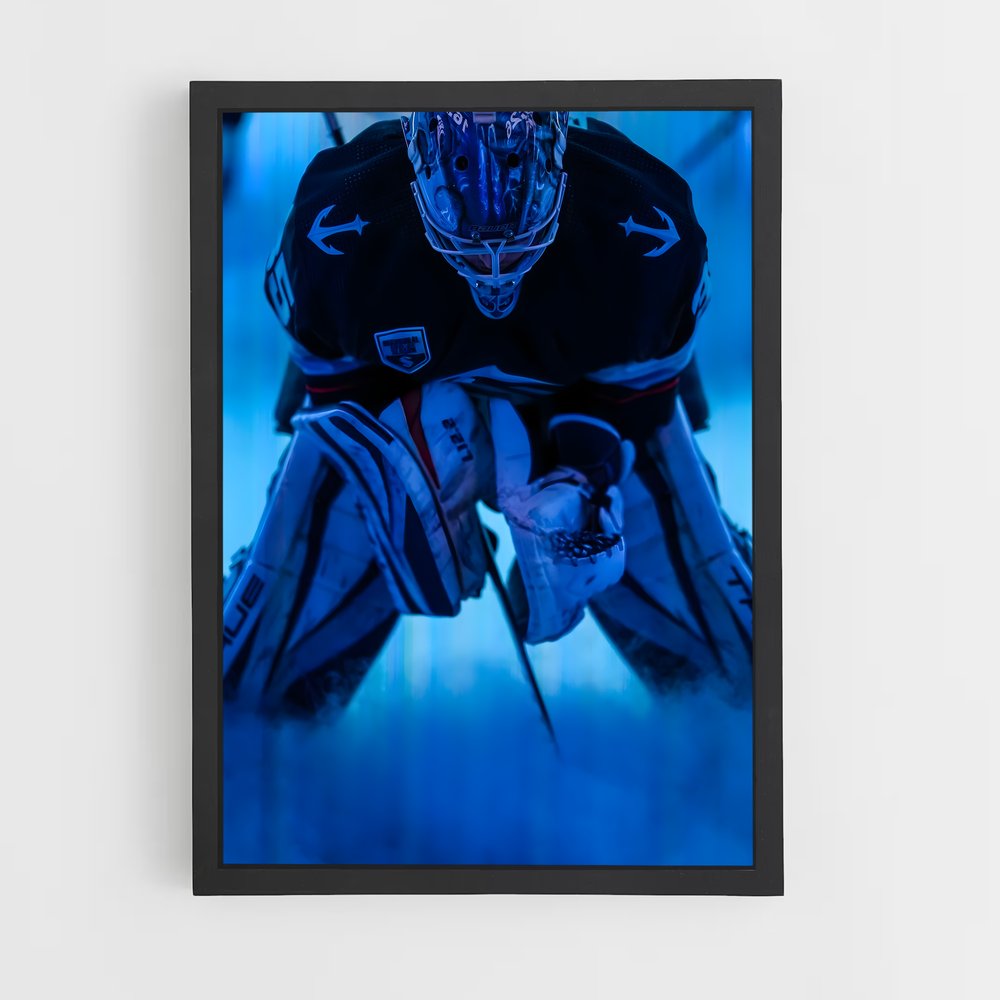 Poster Kraken en Action – affiche Hockey sur glace (vue 2)